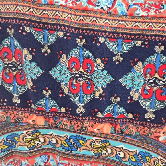 Agnes & Dora Boho Short Sleeved Maxi Dress Size Large - Picture 5 of 14